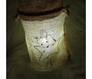 Stickserie - ITH Lichtbeutel Weihnachtsmaus